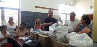 Barros visitó el Centro Vecinal Norte