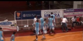 Luciano Cáceres y un triple de NBA