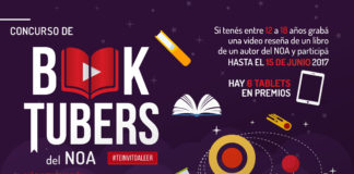 Últimos días para participar del concurso de booktubers del NOA