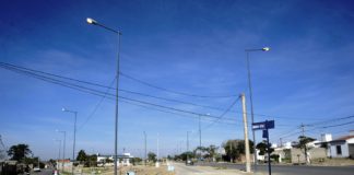 Se instalaron más de cien luminarias en la plaza del barrio San Antonio Sur