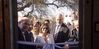 Lucía inauguró un Laboratorio Geoambiental