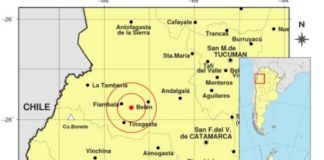 Nuevo temblor se sintió en Fiambalá