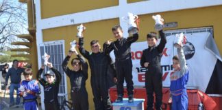 Los catamarqueños se en el Karting Grand National de Santiago