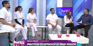 Paola Aredes y equipo de nutricionistas titirinutris.