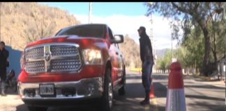 Hay intensos controles en rutas de acceso a las villas