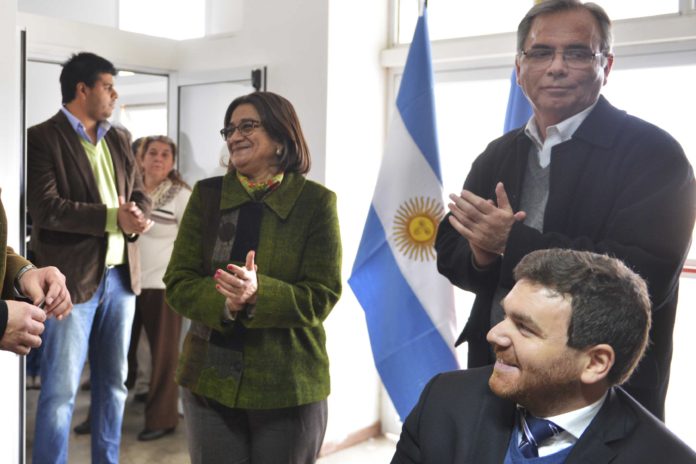 Lucía Corpacci Edgardo Macedo y Juan Pablo Dusso