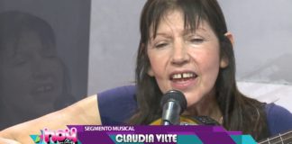 Claudia Vilte . Música en «Hoy por la tarde»