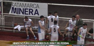 TFB 1ª fecha: Hindú 08 – Alberdi de Tucumán 86