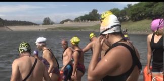 Primera clínica de natación en aguas abiertas