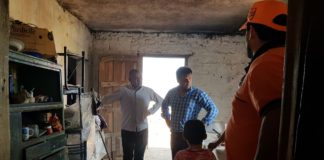 Asistencia a familias afectadas por el temporal