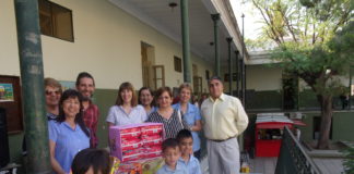 La Fray donó más de 3000 pañales a la Maternidad