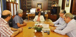 Lucía recibió a integrantes de la UICA