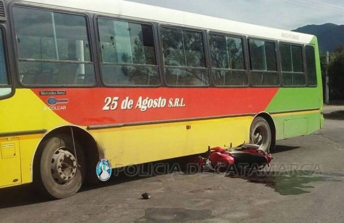 Siniestro vial Cria Departamental de Fray Mamerto Esquiu
