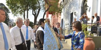 La Virgen del Valle en Casa de Gobierno