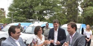 Lucía entregó camiones a Servicios Públicos y Aguas de Catamarca