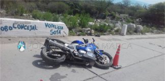 Motociclista tuvo un grave accidente en Capayán