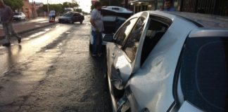 Accidente múltiple en Avenida Ahumada y Barros
