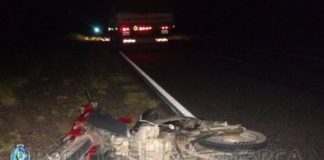Menor se trasladaba en moto chocó con un camión en la ruta 33