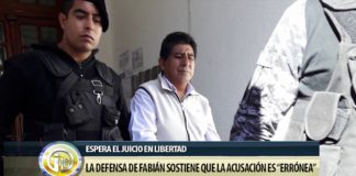 La defensa de Fabián sostiene que la acusación es «erronea»