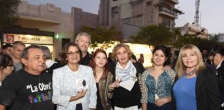 Lucía participó del acto por el día de la memoria