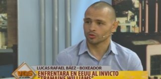 Lucas «Mendieta» Báez combatirá en EE.UU.