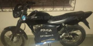 En la Capital recuperan una moto robada en Valle Viejo