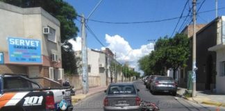Motociclista protagonizó un accidente en pleno centro