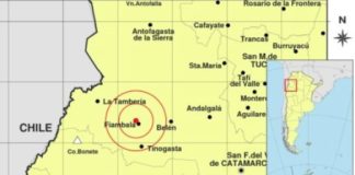 Temblor sacudió Tinogasta esta madrugada