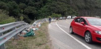 Falleció el camionero que volcó en la cuesta de El Totoral