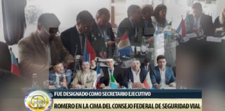 Romero en la cima del Consejo Federal de Seguridad Vial