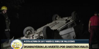 Disminuyeron las muertes por siniestros viales