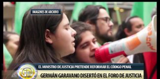 Germán Garavano disertó en el Foro de Justicia
