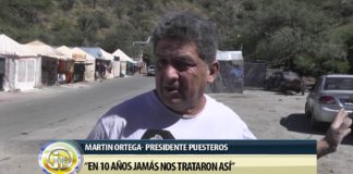 Indignación de los puesteros con Monseñor Urbanc