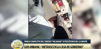 Luis Urbanc: «Metanse en la Casa de Gobierno»