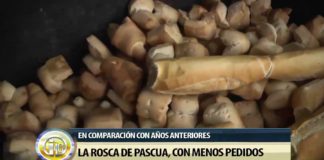 La rosca de pascua, con menos pedidos