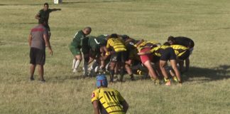 Imágenes del histórico partido de Awkas y Catamarca RC en cancha del «Mirasol»