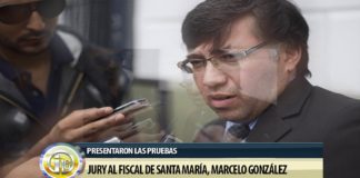 Jury al fiscal de Santa María, Marcelo González