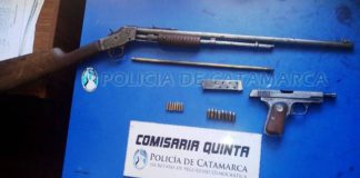 Secuestran dos armas de fuego en la zona oeste