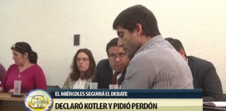 Declaró Kotler y pidió perdón