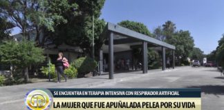 La mujer que fue apuñalada pelea por su vida