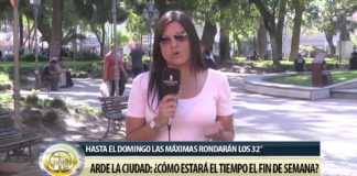 Arde la ciudad: ¿Cómo estará el tiempo el fin de semana?