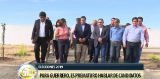 Para Guerrero, es prematuro hablar de candidatos