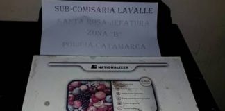 Secuestran una balanza digital sustraída en Santa Rosa