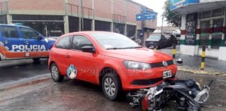Nuevo accidente de tránsito en el casco céntrico