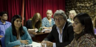 Asuntos Constitucionales se reunió con miembros del Colegio de Abogados
