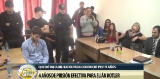 4 años de prisión efectiva para Elián Kotler