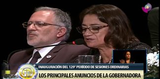 Lucía inauguró el 129° Período de Sesiones Ordinarias