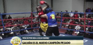 Galván es el nuevo campeón pesado