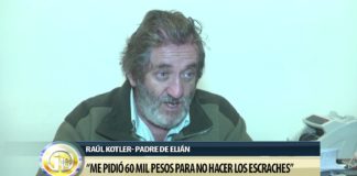 Kotler: «Me pidió 60 mil pesos para no hacer los escrahes»