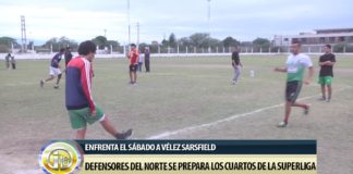 Defensores del norte se prepara para los cuartos de la Superliga